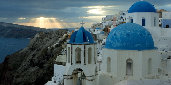 Santorini island